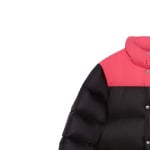 Куртка женская Gucci x The North Face, черный / зеленый / красный - фото 6