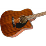 Акустическая гитара Fender CD-60SCE Acoustic-Electric Guitar - All-Mahogany - фото 3