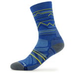 Походные носки Smartwool Hike Light Cushion Mountain Range Pattern Crew, цвет Laguna Blue - фото