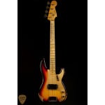 Басс гитара Fender Custom Shop 1958 Precision Bass Heavy Relic - 3-Color Sunburst - фото 3