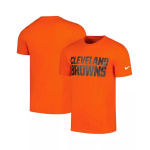 Мужская оранжевая футболка Cleveland Browns Primetime Wordmark Essential Nike, оранжевый - фото