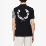 Рубашка поло Fred perry x beams с фирменной вышивкой, классического кроя, из хлопка-пике Fred Perry, черный - фото 4