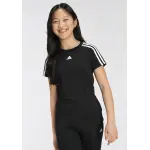 Футболка Adidas Sportswear "TRAIN ESSENTIALS AEROREADY 3-STRIPES SLIM-FIT TRAINING", белый - фото