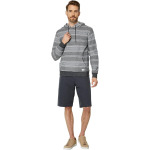 Худи Quiksilver Great Otway Pullover Hoodie, цвет Black Otway Stripe - фото 3