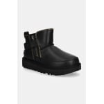 UGG Snow Boots Классические мини-мотоботы, черный - фото