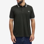 Поло с принтом X fred perry и заостренным кончиком сзади Comme Des Garçons Shirt, зеленый - фото 2