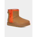 Сапоги Ugg Classic Mini Zipper Tape Logo, коричневый - фото 3