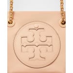 Маленькая кожаная сумка на плечо Ella с цепочкой Tory Burch, цвет Pink Sand - фото 4