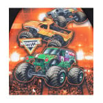 Флисовый пуловер с капюшоном El Toro Loco Grave Digger для маленьких мальчиков Monster Jam, оранжевый - фото 4