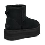 Угги Women's Classic Mini на платформе с теплой подкладкой UGG, черный - фото 3