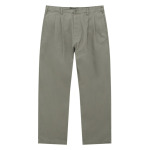 Брюки Pull&Bear Regular Pleat-Front Pants, хаки - фото