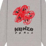 Толстовка мужская серая Kenzo, серый - фото 6