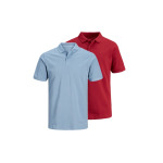 Поло Jack & Jones 2Pack Polo 2Pack Polohemd JJEBASIC POLO, красный - фото