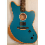 Акустическая гитара Fender American Acoustasonic Jazzmaster Acoustic Electric Guitar, Ocean Turquoise, Ebony Fingerboard W/Bag - фото