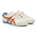 MEXICO 66 Детские кроссовки Детские низкие белые Onitsuka Tiger, белый/оранжевый/синий - фото 3