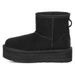 Черные классические ботинки на мини-платформе UGG, черный - фото