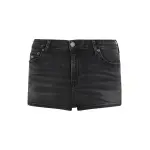 Шорты Tommy Jeans "NORA MD SHORT AH1288", с логотипом Tommy Jeans и флагом, черный - фото 4