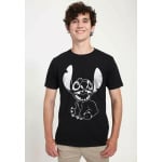 Футболка с принтом DISNEY LILO & STITCH NEGATIVE STITCH UNISEX Disney, черный - фото 5