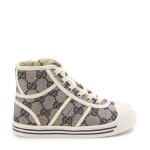 Высокие кеды GG Canvas Gucci Kids, цвет bei-blue/v.wh/v.wh/d - фото 3