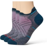 Носки Run Zero Cushion с низкой лодыжкой, 3 пары Smartwool, цвет Medium Gray - фото