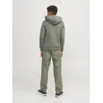 Детская толстовка Jack & Jones "JCOLOGAN SS24 PRINT SWEAT HOOD SN JNR" Jack & Jones Junior, зеленый - фото 2