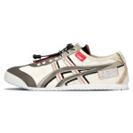 Кроссовки Onitsuka Tiger MEXICO 66 Lifestyle Shoes Unisex Low-top White/brown/beige, коричневый - фото