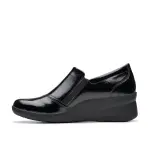 Слипоны Suttyn Zip Wedge Slip-On Clarks, черный - фото 2