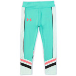 Леггинсы Under Armour Little Girls 2T-6X со скошенными краями, зеленый - фото