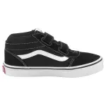 Кроссовки Vans "Ward Mid V" на застежке-липучке, черный - фото 3