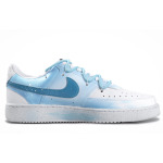 Кроссовки Nike Court Vision 1 Skateboarding Shoes Men Low-top White/Blue, голубой - фото 2