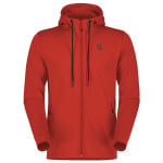 Флис Scott Tech full zip, красный - фото