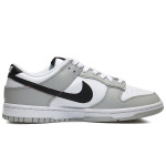 Кроссовки Nike Dunk Skateboarding Shoes Men Low-top Grey/white/black/blue/orange, серый - фото 2