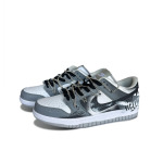 Кроссовки Nike Dunk Skateboarding Shoes Men Low-top White/gray/black, светло-серый - фото 3