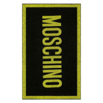 Пляжное полотенце Beach Towel MOSCHINO, цвет black yellow - фото