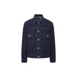 Джинсовая куртка унисекс UNIQLO, цвет Dark Blue - фото