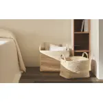 Прямоугольная корзина из морских водорослей Zara Home, светло-бежевый - фото