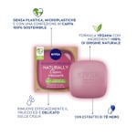 Nivea Средство для снятия макияжа Naturally Clean Face 75 г - твердое средство для снятия макияжа с экстрактом черного чая - веганская формула - фото 3