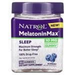 Конфеты жевательные Natrol MelatoninMax Sleep Blueberry, 50 штук - фото