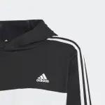 Толстовка Adidas Sportswear с капюшоном "TIBERIO 3STRIPES COLORBLOCK KIDS HOODIE", белый - фото 4