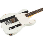 Fender Custom Shop Limited Edition Joe Strummer Esquire Relic Электрогитара с накладкой из палисандра, олимпийский белый цвет - фото 3