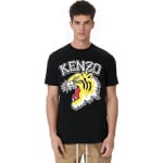 Футболка мужская Kenzo Tiger-print, черный - фото 6