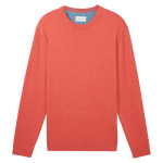 Свитер Tom Tailor 1039805 Basic Crew Neck, оранжевый - фото