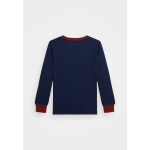 Лонгслив с длинными рукавами CORDUROY-LOGO COTTON LONG-SLEEVE TEE Polo Ralph Lauren, темно-синий - фото