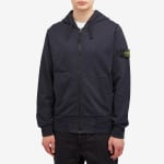 Худи Stone Island Garment Dyed Zip Hoodie, темно-синий - фото 2