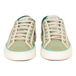 Кроссовки (WMNS) GUCCI Tennis 1977 Shoes 'Interlocking G - Green', зеленый - фото 3