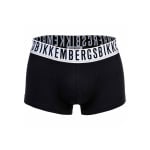 Мужские боксеры, 3 шт. - TRI-PACK TRUNKS, хлопок стрейч, пояс с логотипом BIKKEMBERGS, черный - фото 2