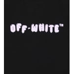 Футболка из хлопкового джерси с логотипом Off-White, черный - фото 2