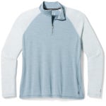 Базовый слой Smartwool Classic Thermal Merino 1/4 Zip Plus Top, цвет Lead Heather - фото 3