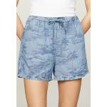 Джинсовые шорты HAWAIIAN CHAMBRAY MOM Tommy Jeans, синий - фото 4