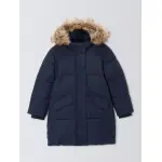 Куртка John Lewis Kids' Longline Padded, темно-синий - фото 4